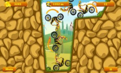 摩托跑酷游戏