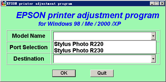 epson r220清零软件 爱普生r220清零软件