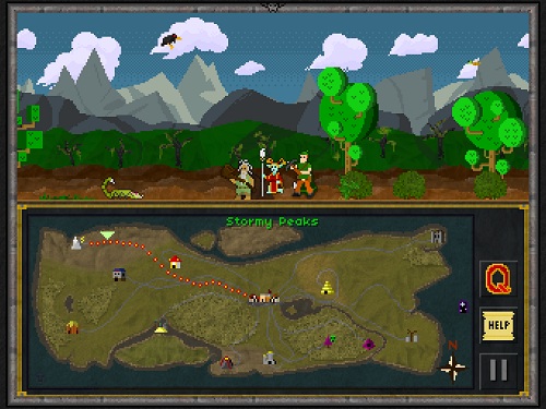 像素英雄字节与魔法游戏