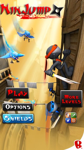 忍者跳跃双人无敌版