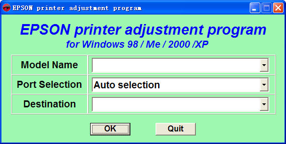 epsonl350清零软件