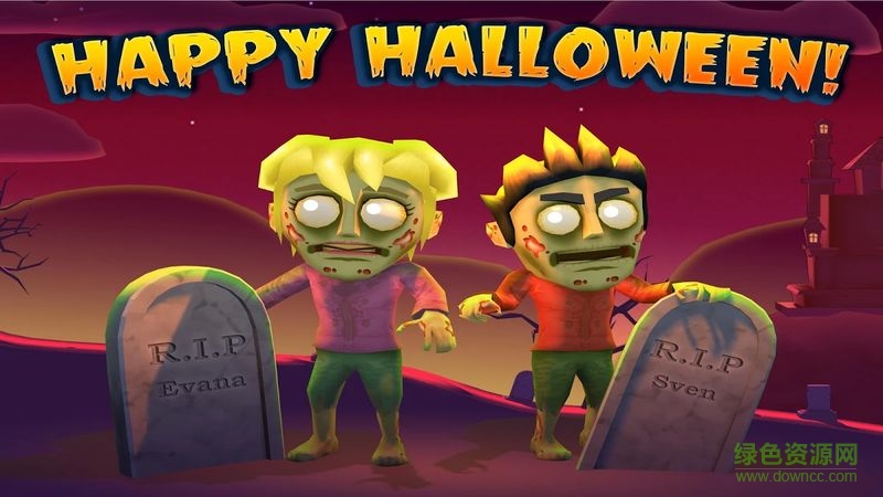 滑雪大冒险2万圣节 滑雪大冒险2万圣节