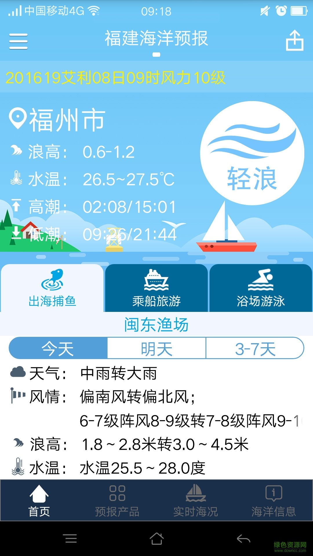 福建海洋预报最新版下载