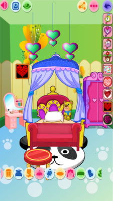 朵拉公主卧室的游戏