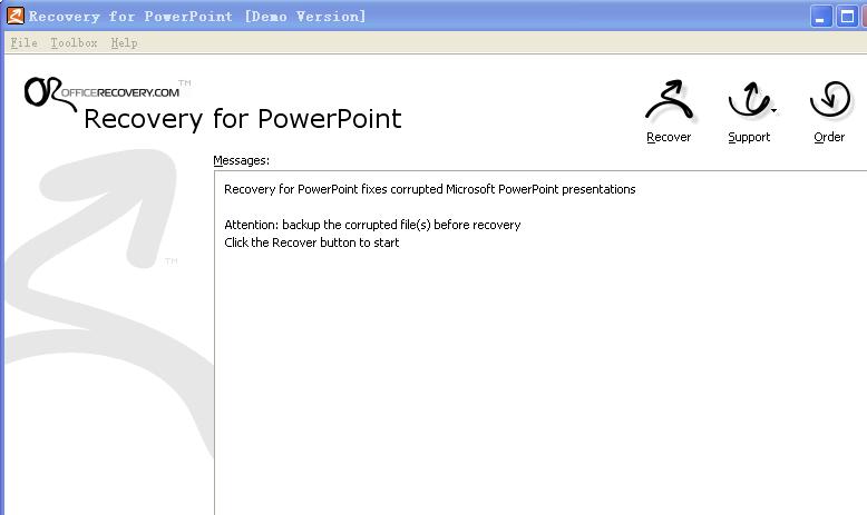 recovery for powerpoint