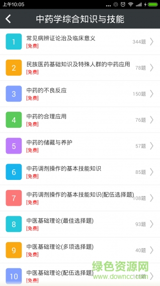 执业中药师总题库 执业中药师总题库app下载