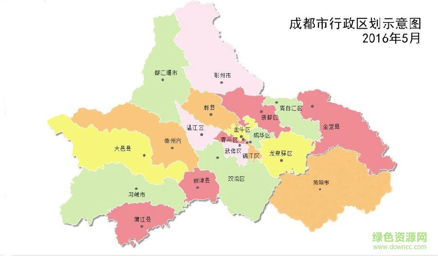 成都市地图全图高清版 成都市地图全图高清版