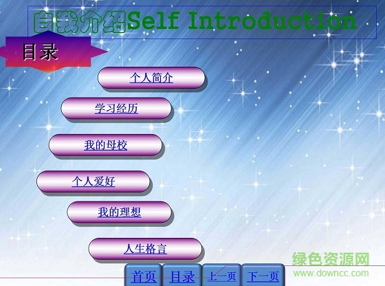 入职新人自我介绍ppt模板