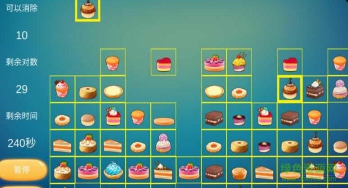 蛋糕连连看游戏
