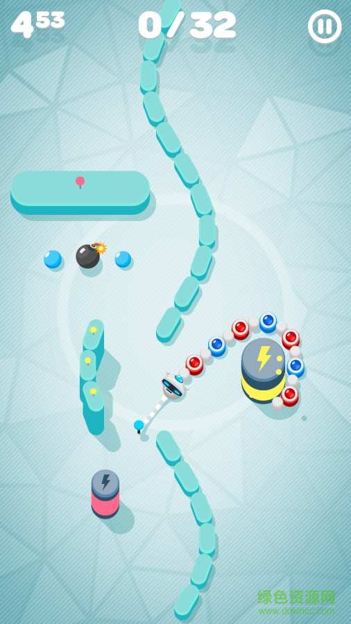 绳子上的贪吃蛇