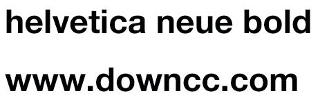 helveticaneue-boldcond字体