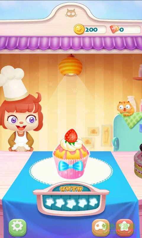 儿童宝宝做蛋糕