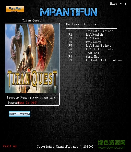 泰坦之旅八项修改器 泰坦之旅八项修改器