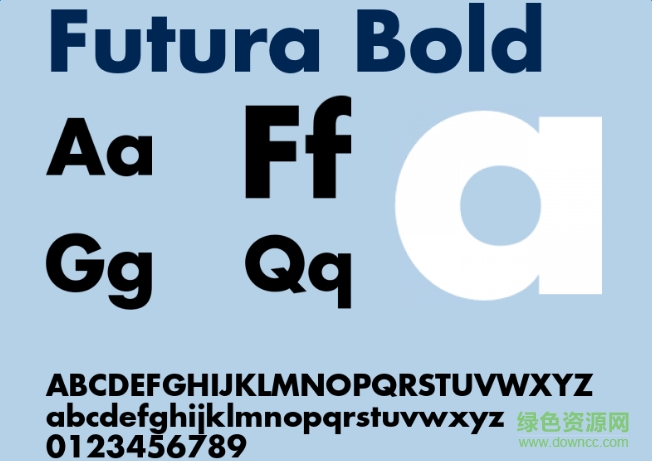 futura bold字体