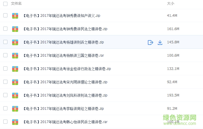瑞达司考精讲讲义