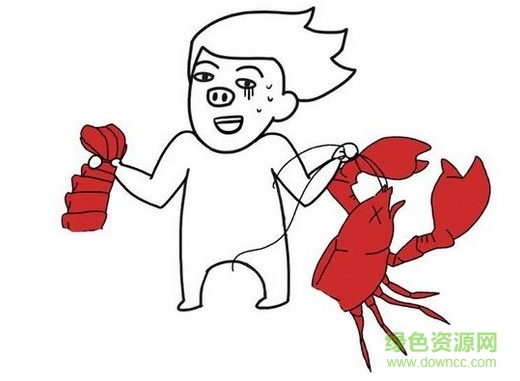 小龙虾我们走表情包 小龙虾我们走表情包