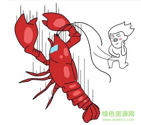 小龙虾我们走表情包 小龙虾我们走卡通表情包