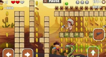 西部牛仔的冒险游戏