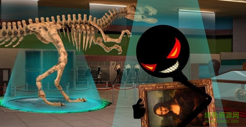 火柴人抢劫博物馆 火柴人抢劫博物馆游戏