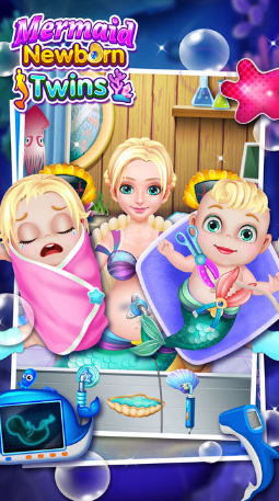 美人鱼新生双胞胎游戏