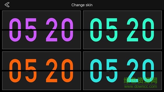 翻页时钟小插件