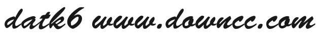 datk6字体