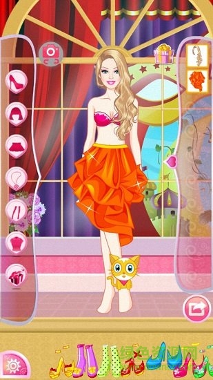 芭比公主舞会装扮游戏