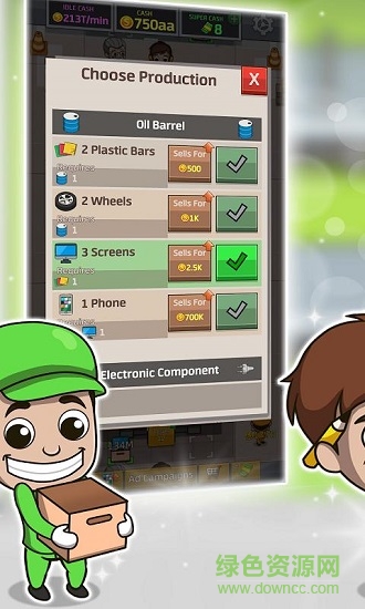 空闲工厂大亨游戏