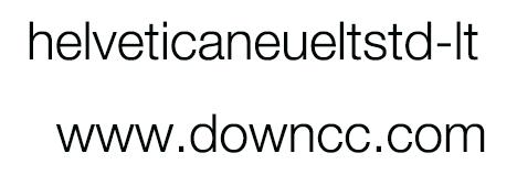 helveticaneueltstd-lt普通体