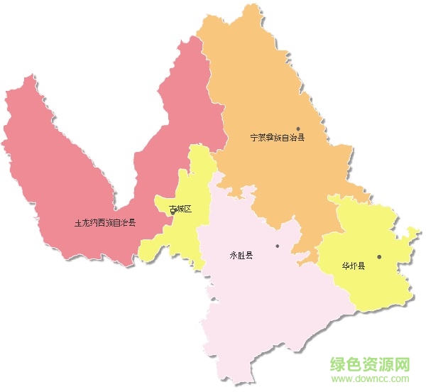 丽江卫星地图高清版