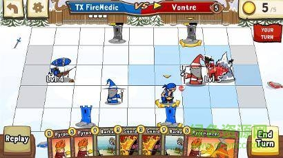 卡牌城堡对抗游戏