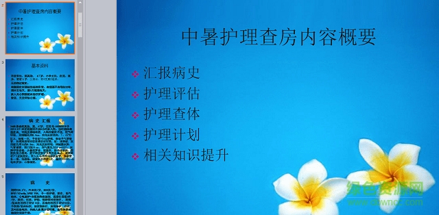 中暑的急救护理查房PPT