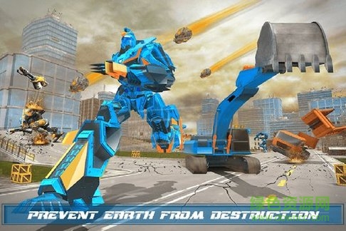 挖掘机机器人游戏