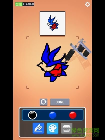 艾薇儿的纹身店游戏