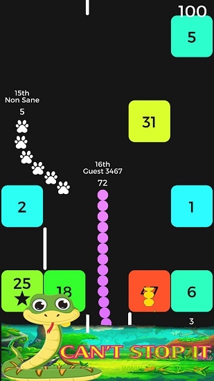 贪吃蛇撞击方块手机版