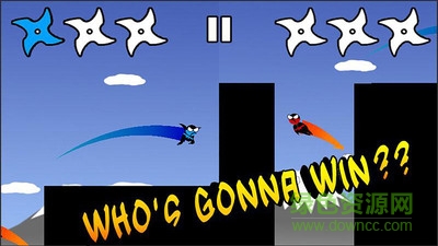 双人跳跃忍者游戏