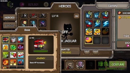 英雄战争超级火柴人防御免费下载