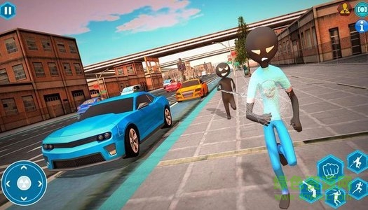 火柴人绳索英雄城市孤胆游戏 火柴人绳索英雄城市孤胆