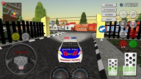 印尼警车模拟驾驶游戏 印尼警车模拟中文版