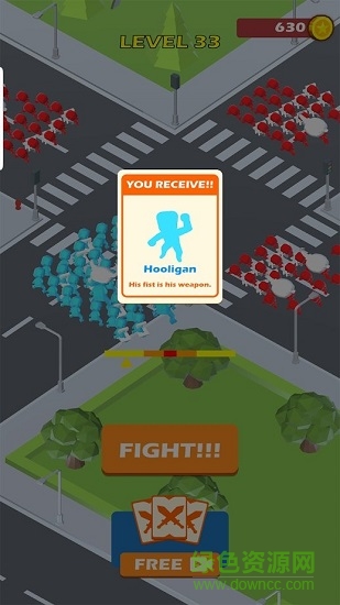 红蓝帮派冲突无限金币版 帮派冲突