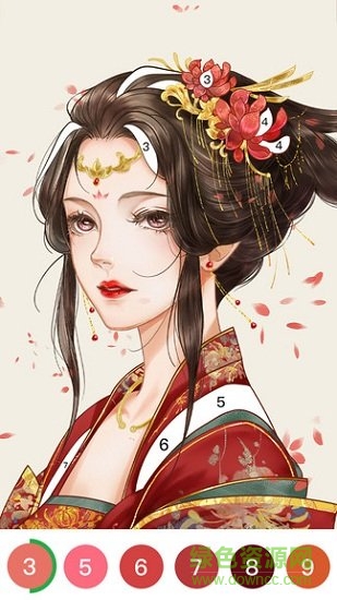 乐涂数字填色苹果下载