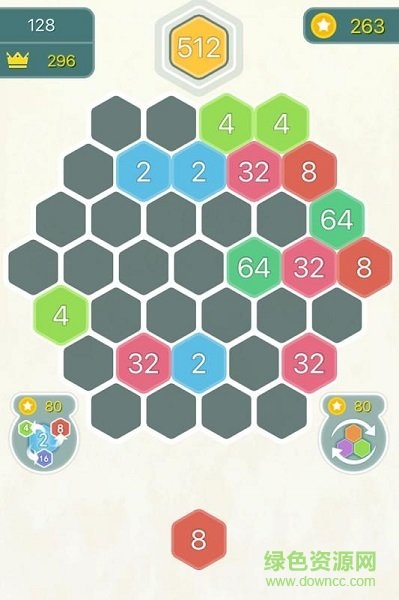 数字合合乐小游戏下载 六边形数字合合乐游戏下载