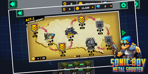 音速男孩金属射手下载