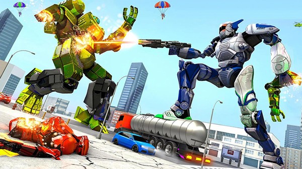 机器人变形挖掘机游戏 机器人变形挖掘机手游