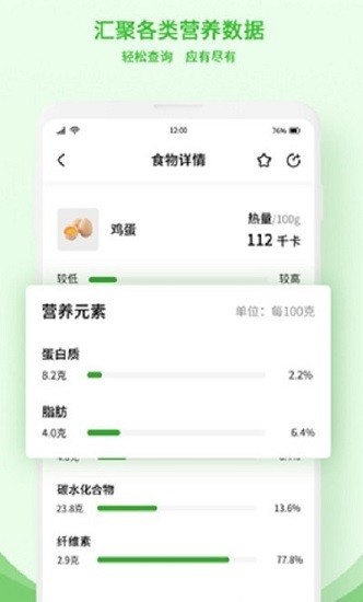 食物查询app