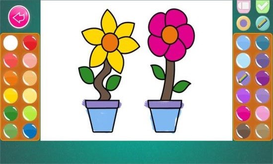 童游戏涂色画画幼儿涂鸦