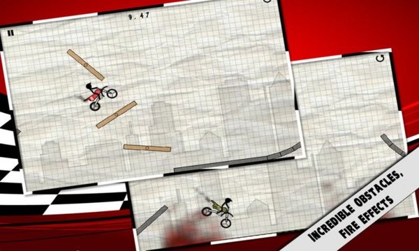 火柴人特技自行车(stick stunt biker) 火柴人特技自行车游戏