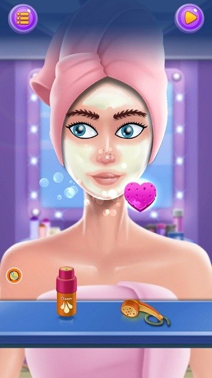 魔法彩妆芭比公主游戏