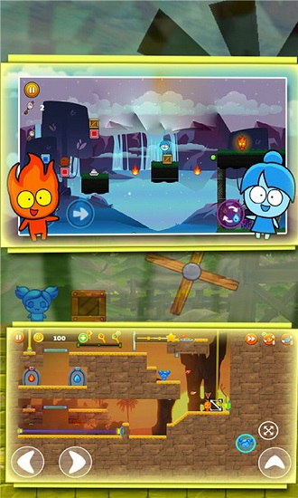 红蓝冰火人游戏 红蓝冰火人下载