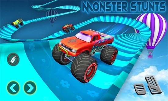 怪兽车特技挑战赛 怪兽车特技挑战赛手游